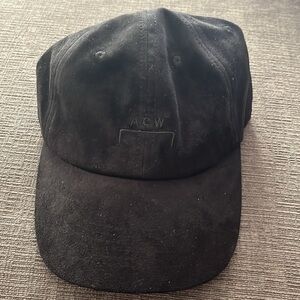 A-COLD-WALL ACW logo suede baseball cap